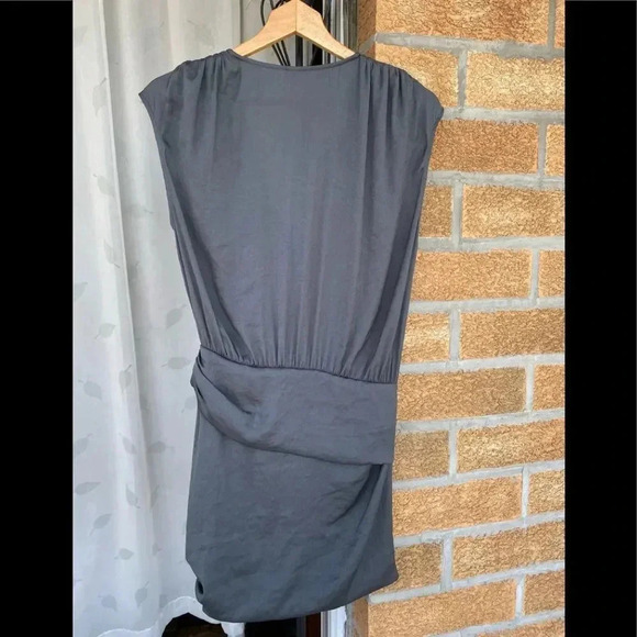 Iro ariella draped satin mini dress sz 4 - Picture 11 of 11